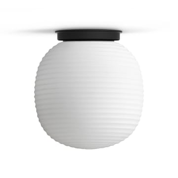 Candeeiro de teto médio Lantern - Frosted white opal glass - New Works