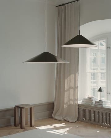 Candeeiro suspenso Brolly Ø70 cm - Anodized aluminium - New Works