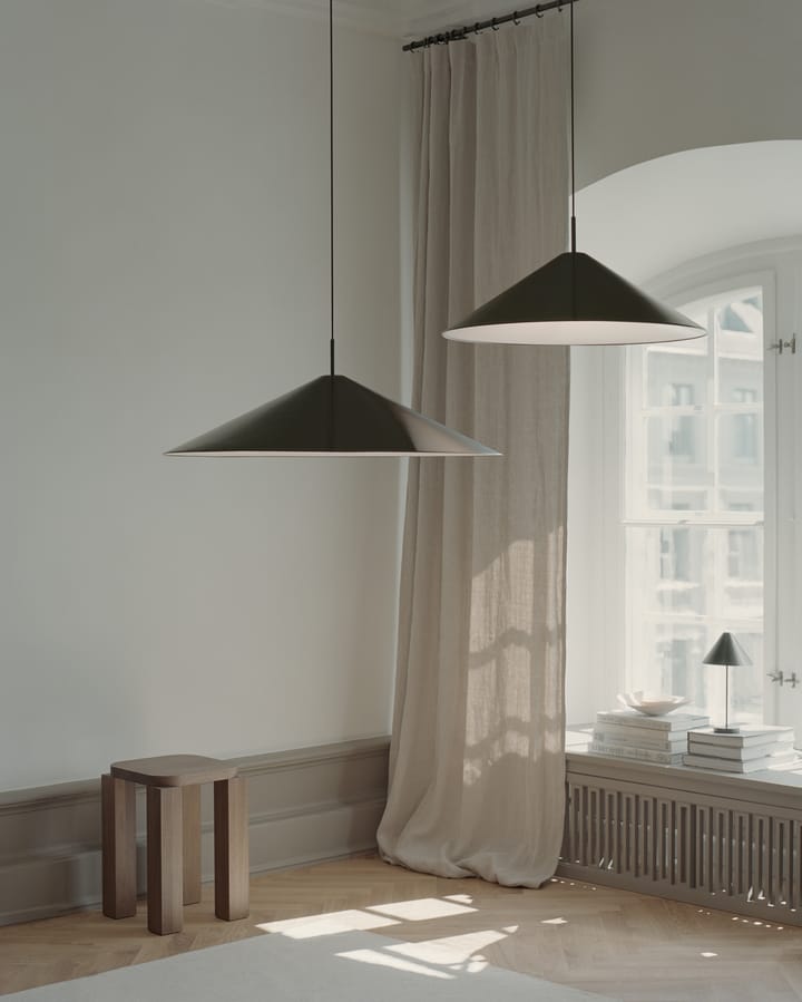 Candeeiro suspenso Brolly Ø70 cm, Anodized aluminium New Works
