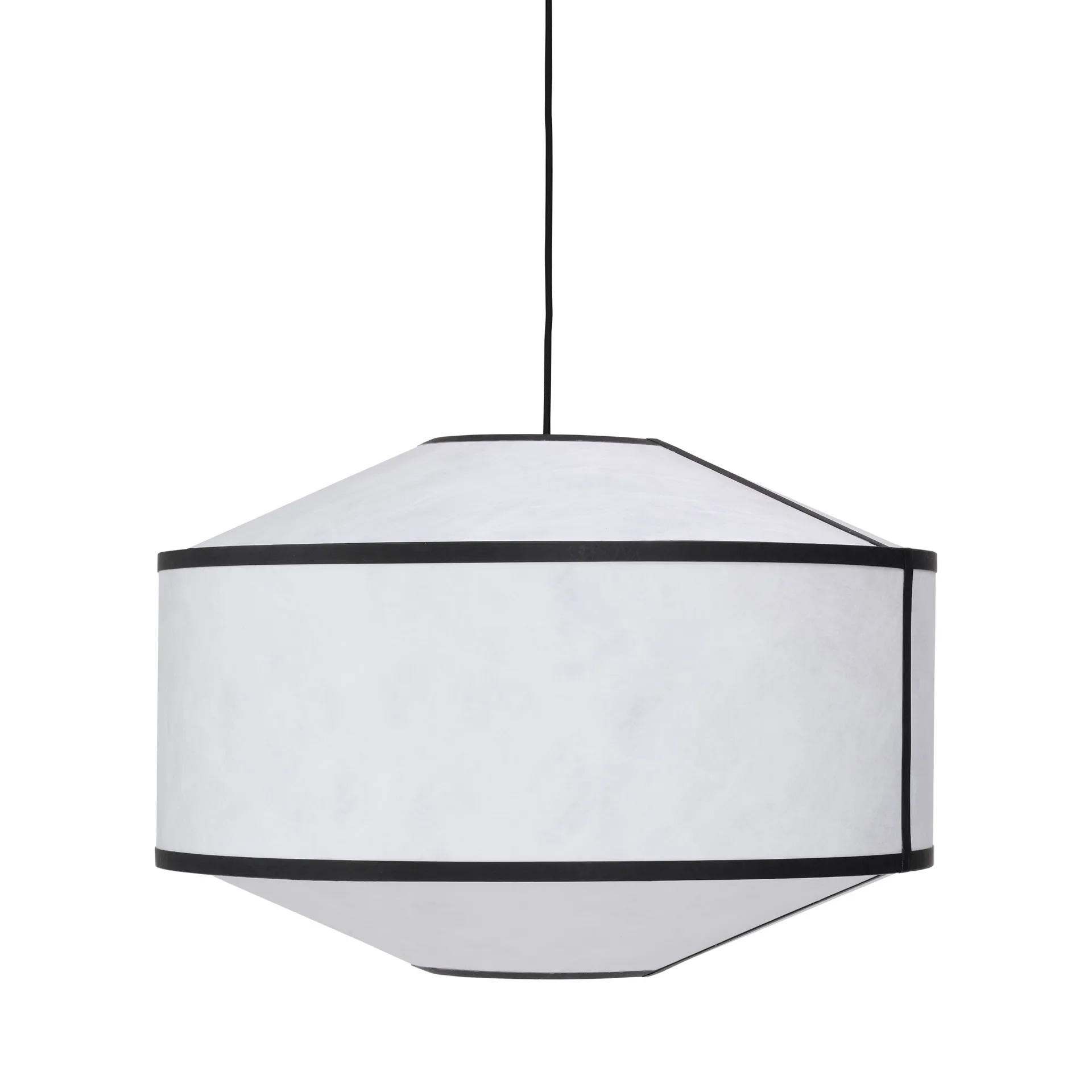 Candeeiro suspenso Kite Ø65 cm, White-black New Works