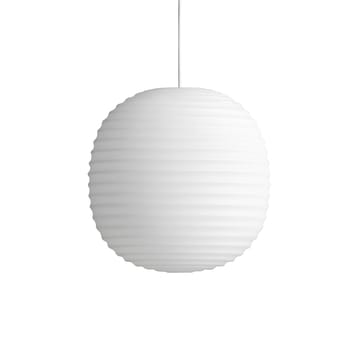 Candeeiro suspenso pequeno Lantern - Frosted white opal glass - New Works
