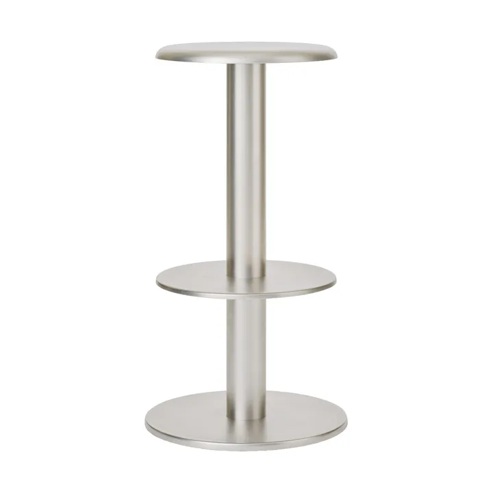 Coupe banco de bar - Aço inoxidável, 76 cm - New Works