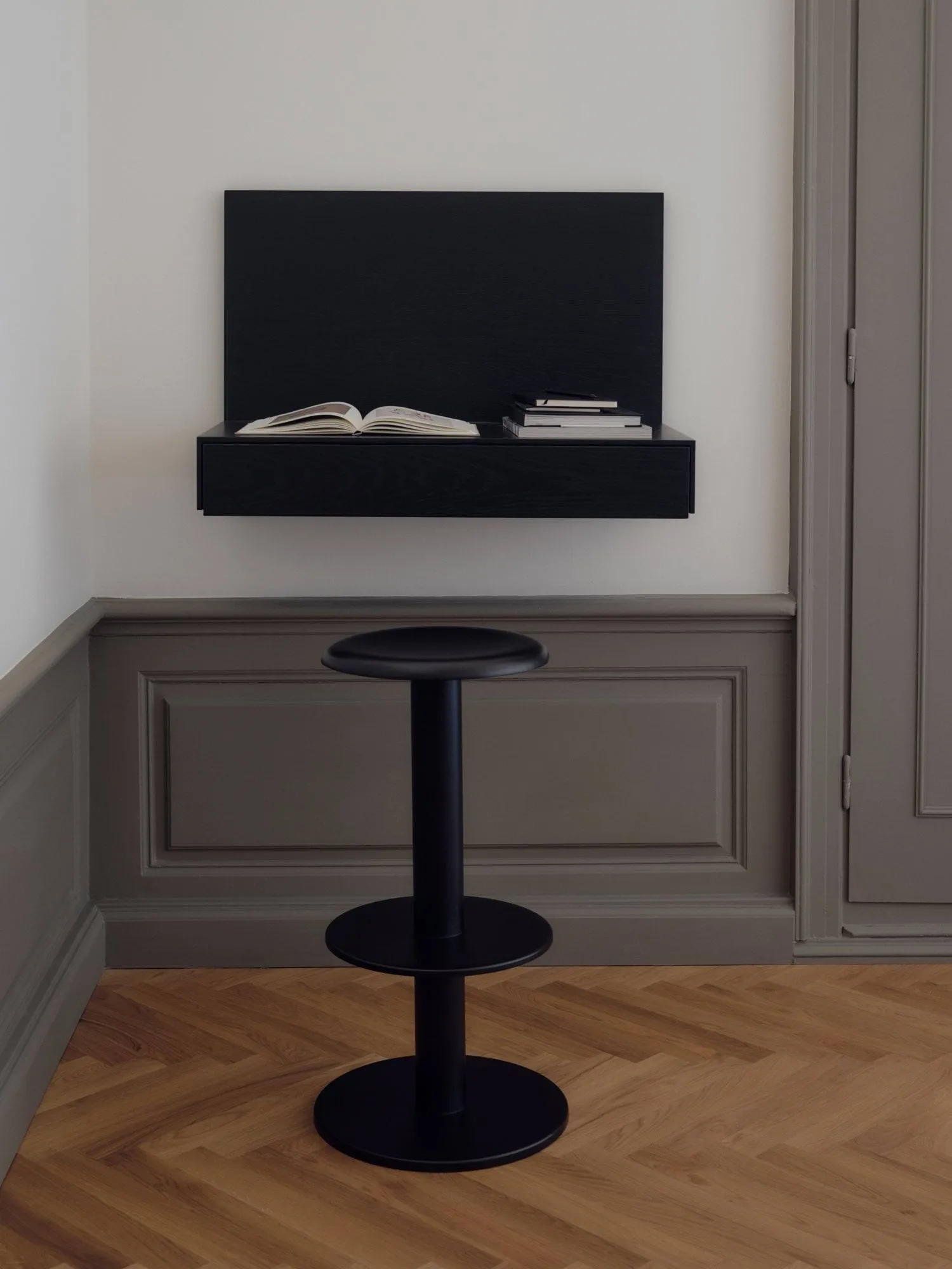 Coupe banco de bar, Preto, 76 cm New Works