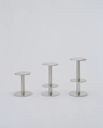 Coupe banco redondo - Aço inoxidável, Ø40x46 cm - New Works