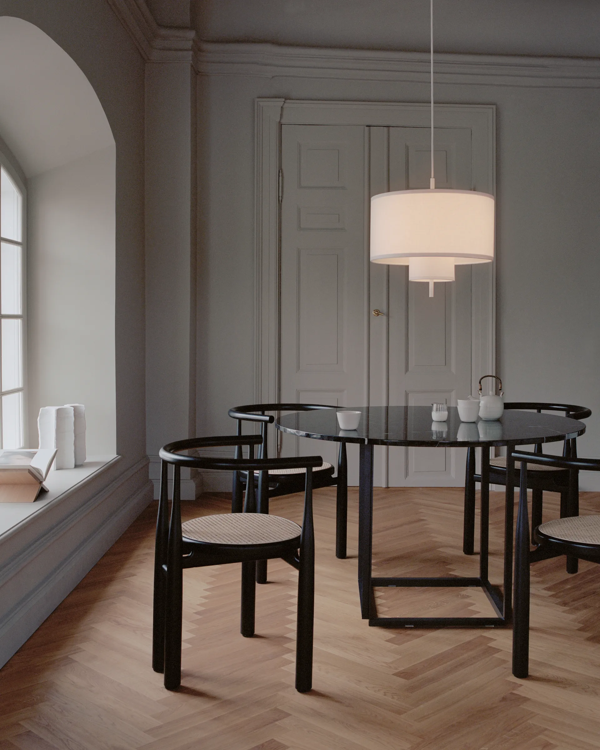 Margin candeeiro pendente Ø50 cm, Branco New Works