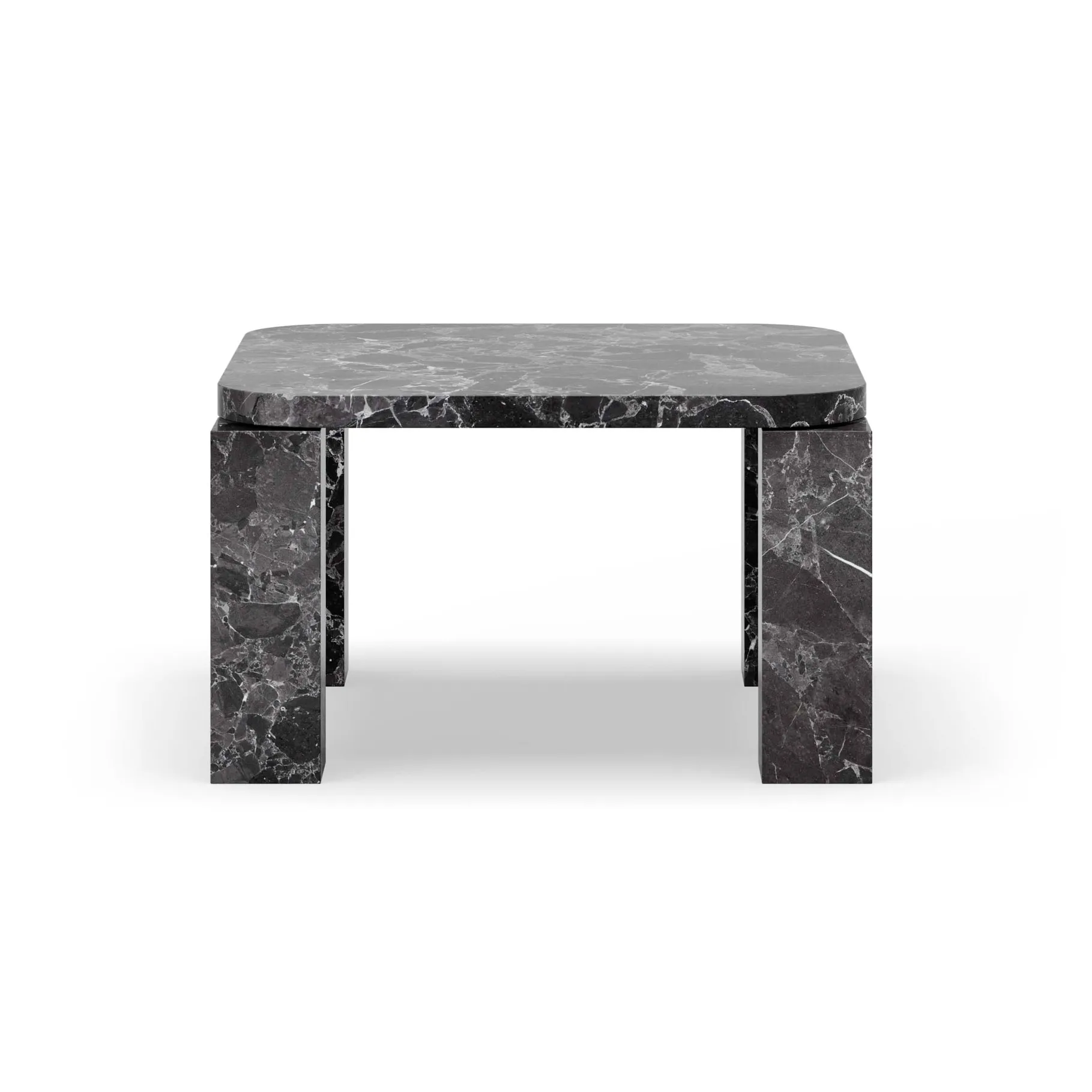 Mesa de centro Atlas 60x60 cm, Costa black marble New Works