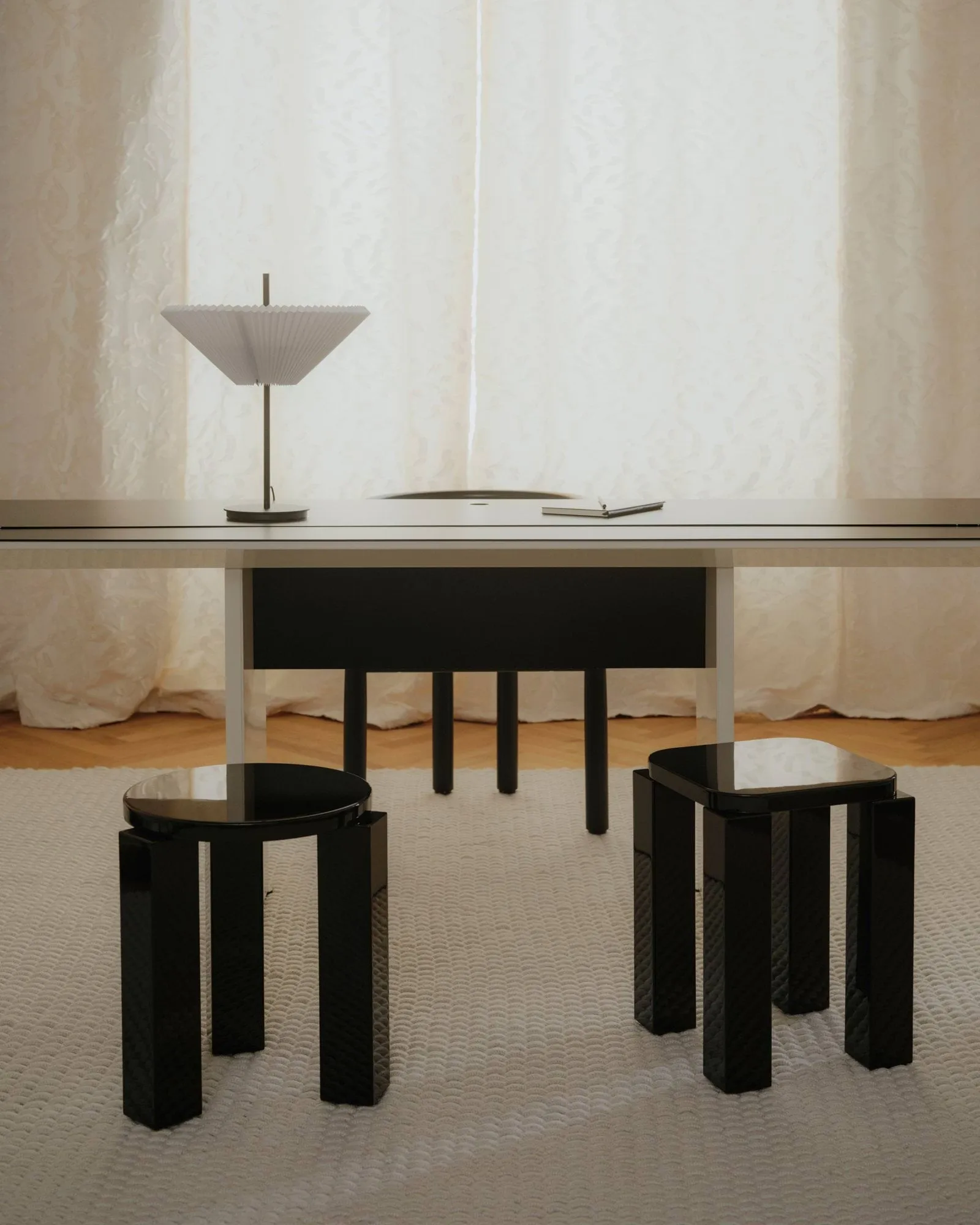 Nebra candeeiro de pé, White (branco), 150 cm New Works