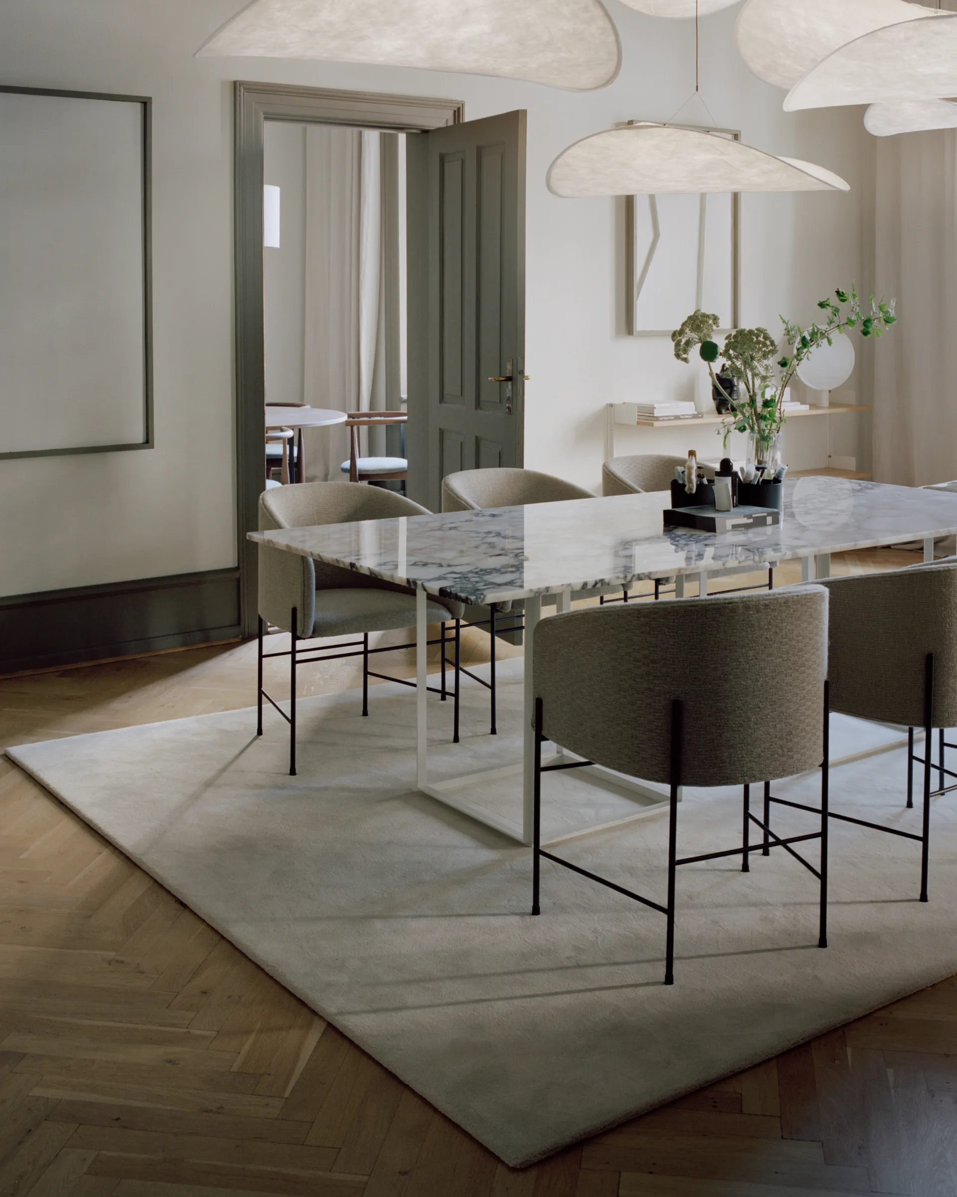 Pendente Tense, White, Ø90 New Works