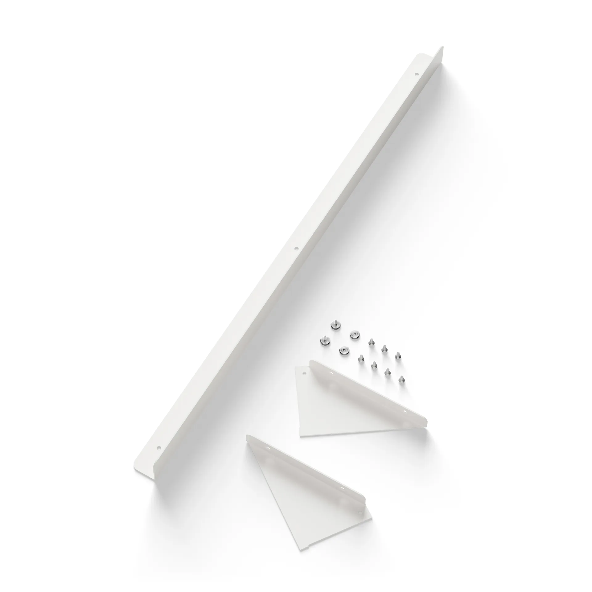 Porta-revistas de consola New Works 3 peças, Branco New Works