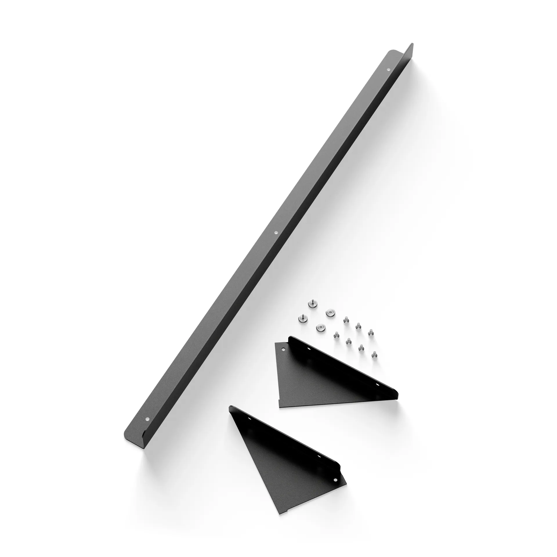 Porta-revistas de consola New Works 3 peças, Preto New Works