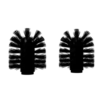 Nichba cabeça de escova de sanita - Preto, pack de 2 - Nichba