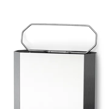 Nichba caixote do lixo - Aço inoxidável escovado, 12 l - Nichba