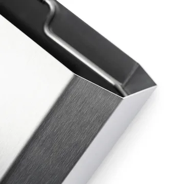 Nichba caixote do lixo - Aço inoxidável escovado, 12 l - Nichba