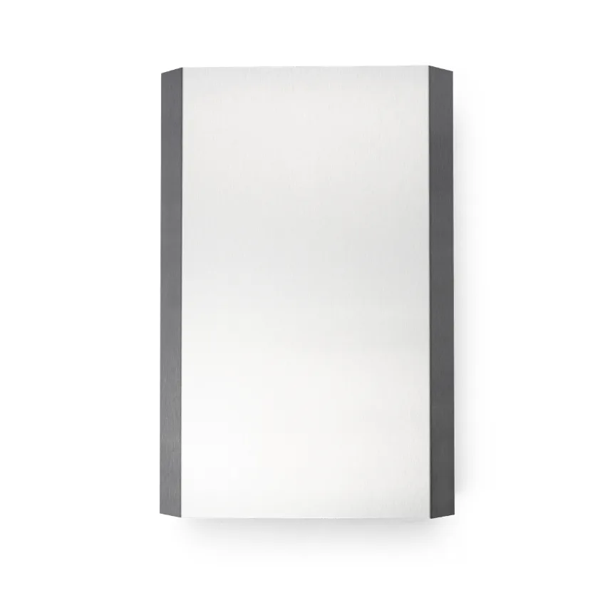 Nichba caixote do lixo, Aço inoxidável escovado, 48 l Nichba