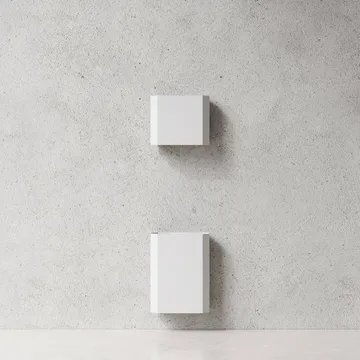 Nichba dispensador de papel - Branco - Nichba