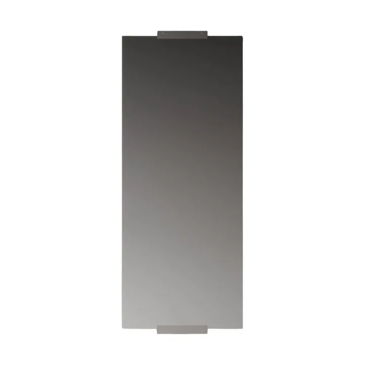 Nichba espelho de parede - Aço inoxidável escovado, 145x60 cm - Nichba