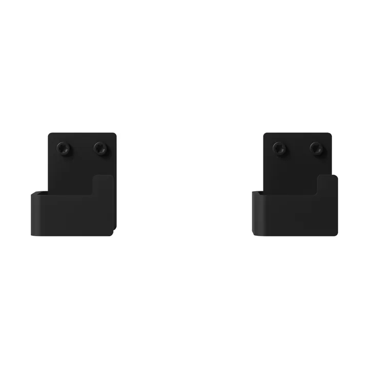 Nichba gancho para toalha - Preto, pack de 2 - Nichba