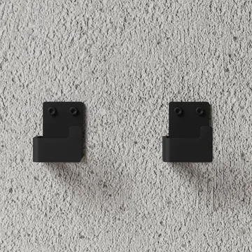 Nichba gancho para toalha - Preto, pack de 2 - Nichba