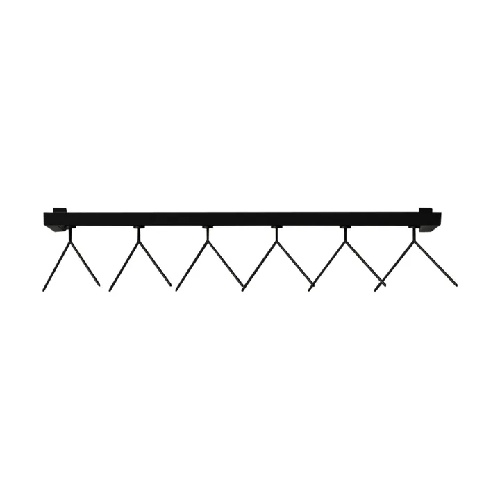Nichba HangSys cabideiro - Preto, 100 cm - Nichba