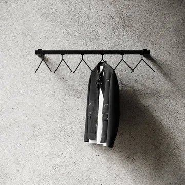 Nichba HangSys cabideiro - Preto, 100 cm - Nichba