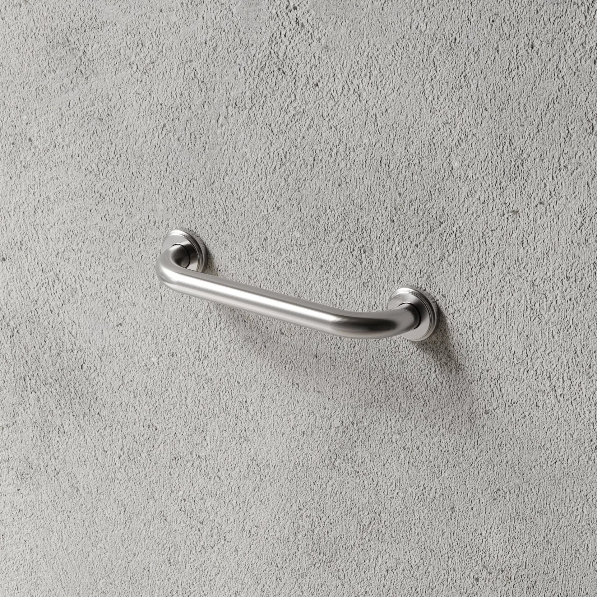 Nichba pega de casa de banho, Aço inoxidável escovado Nichba
