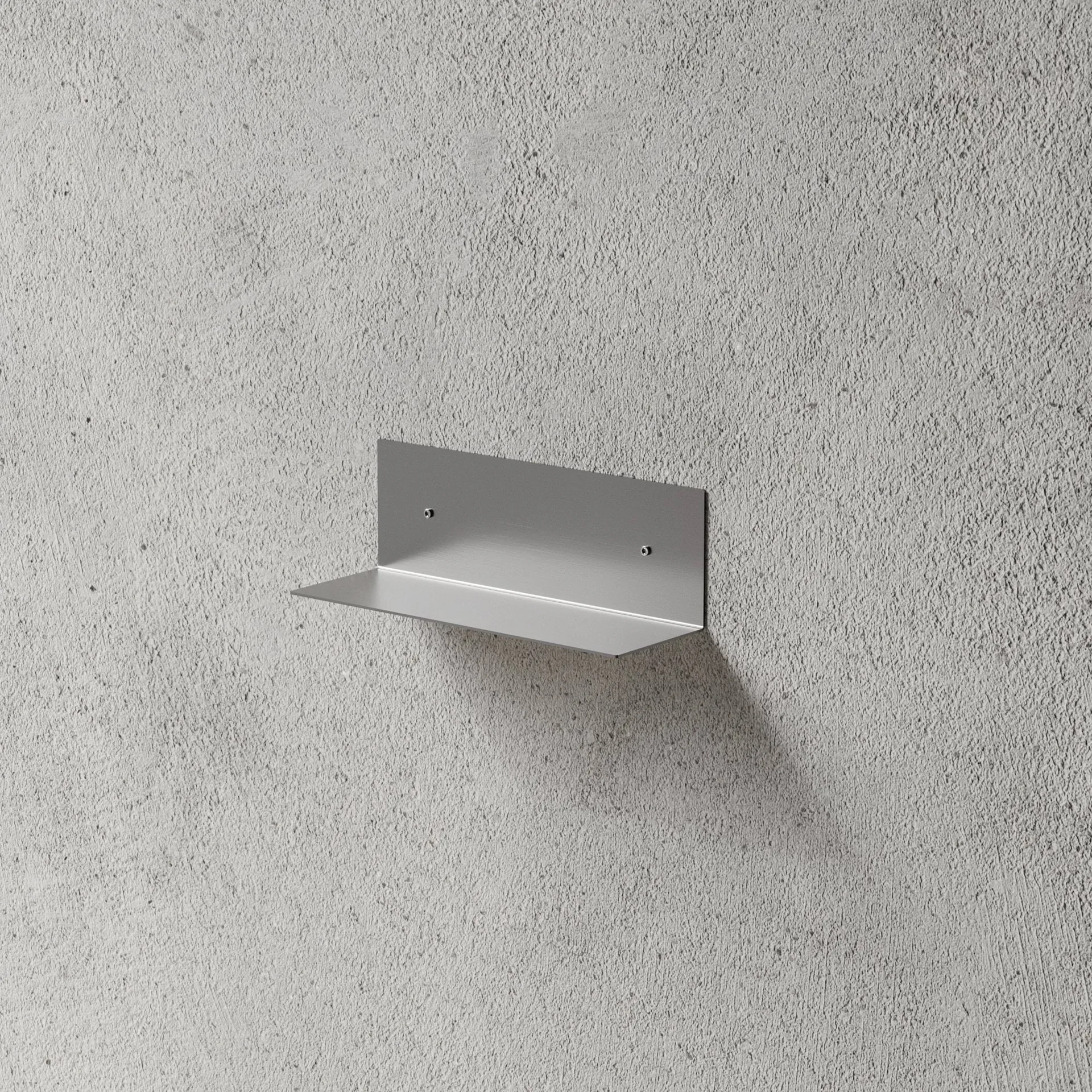 Nichba prateleira de casa de banho, Aço inoxidável escovado, 30 cm Nichba