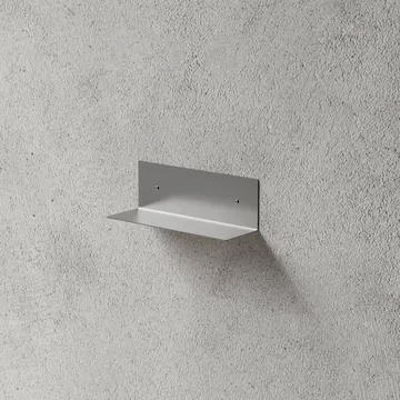 Nichba prateleira de casa de banho - Aço inoxidável escovado, 30 cm - Nichba