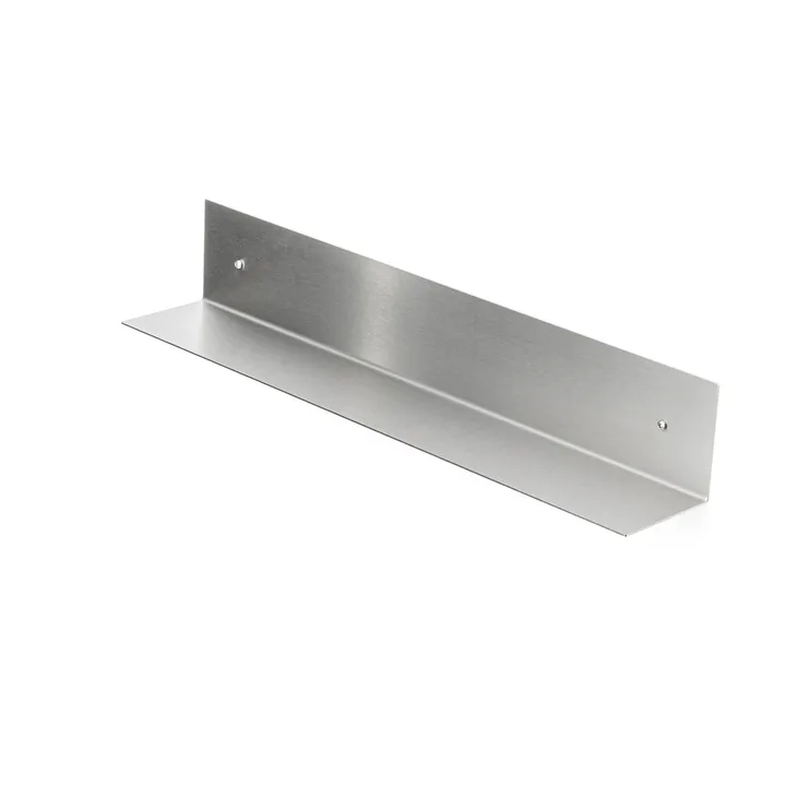 Nichba prateleira de casa de banho - Aço inoxidável escovado, 60 cm - Nichba