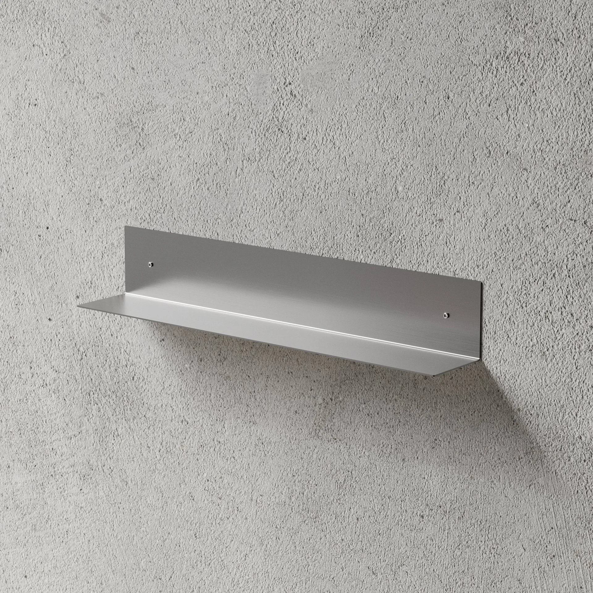 Nichba prateleira de casa de banho, Aço inoxidável escovado, 60 cm Nichba
