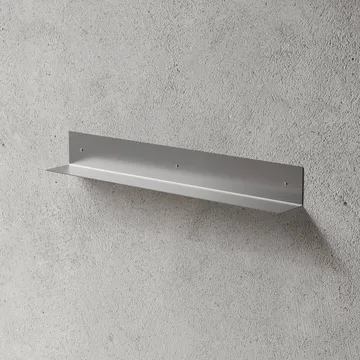 Nichba prateleira de casa de banho - Aço inoxidável escovado, 80 cm - Nichba
