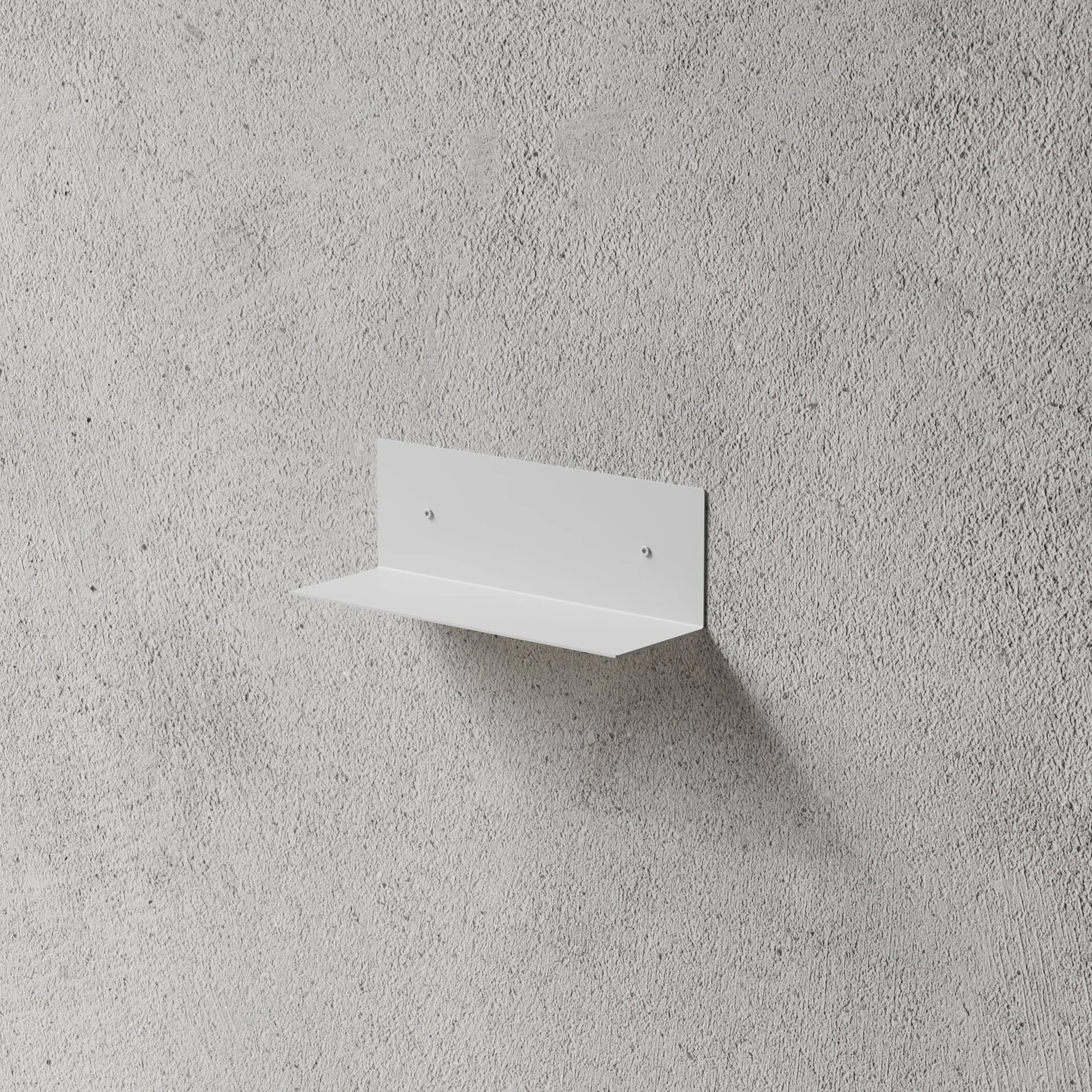 Nichba prateleira de casa de banho, Branco, 30 cm Nichba