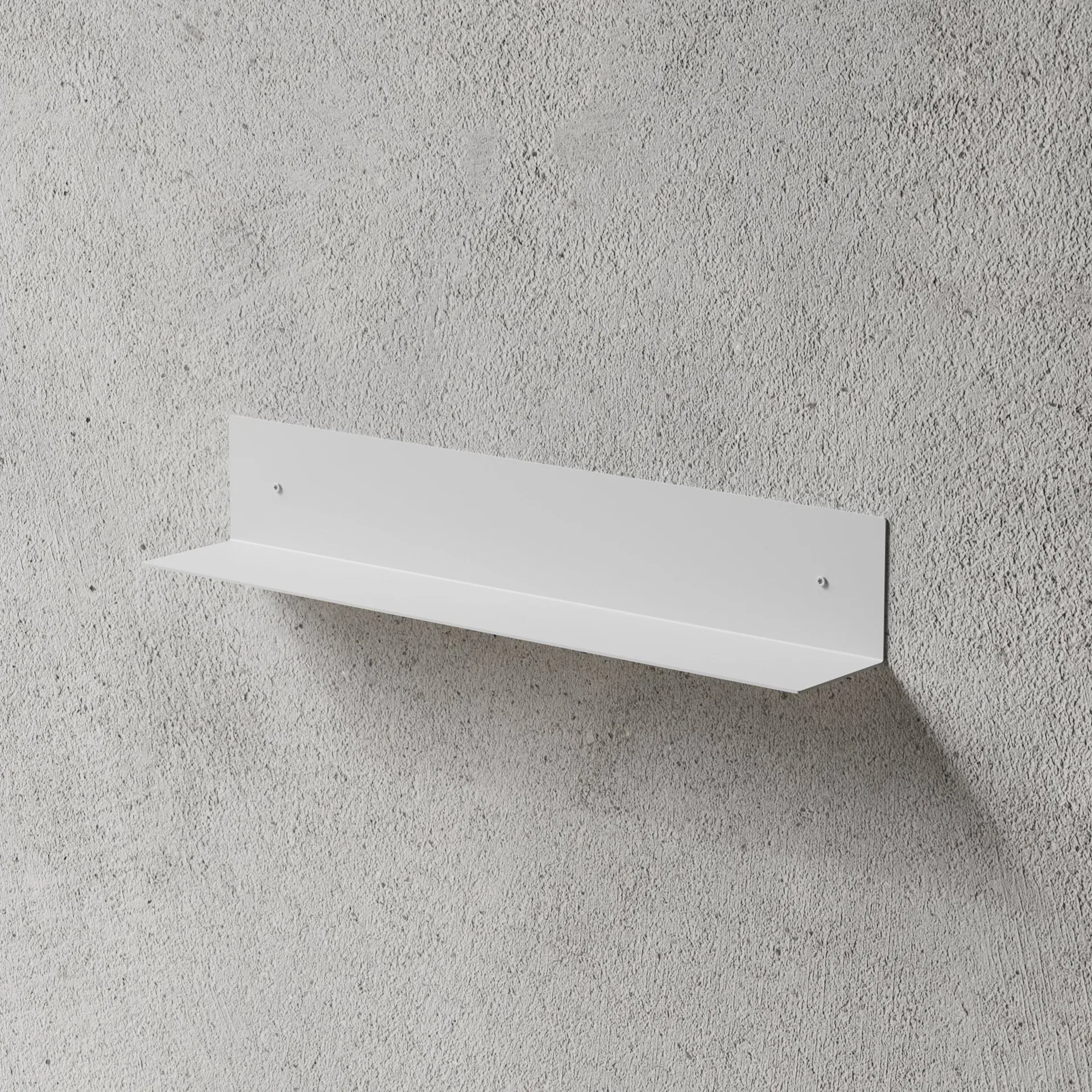 Nichba prateleira de casa de banho, Branco, 60 cm Nichba