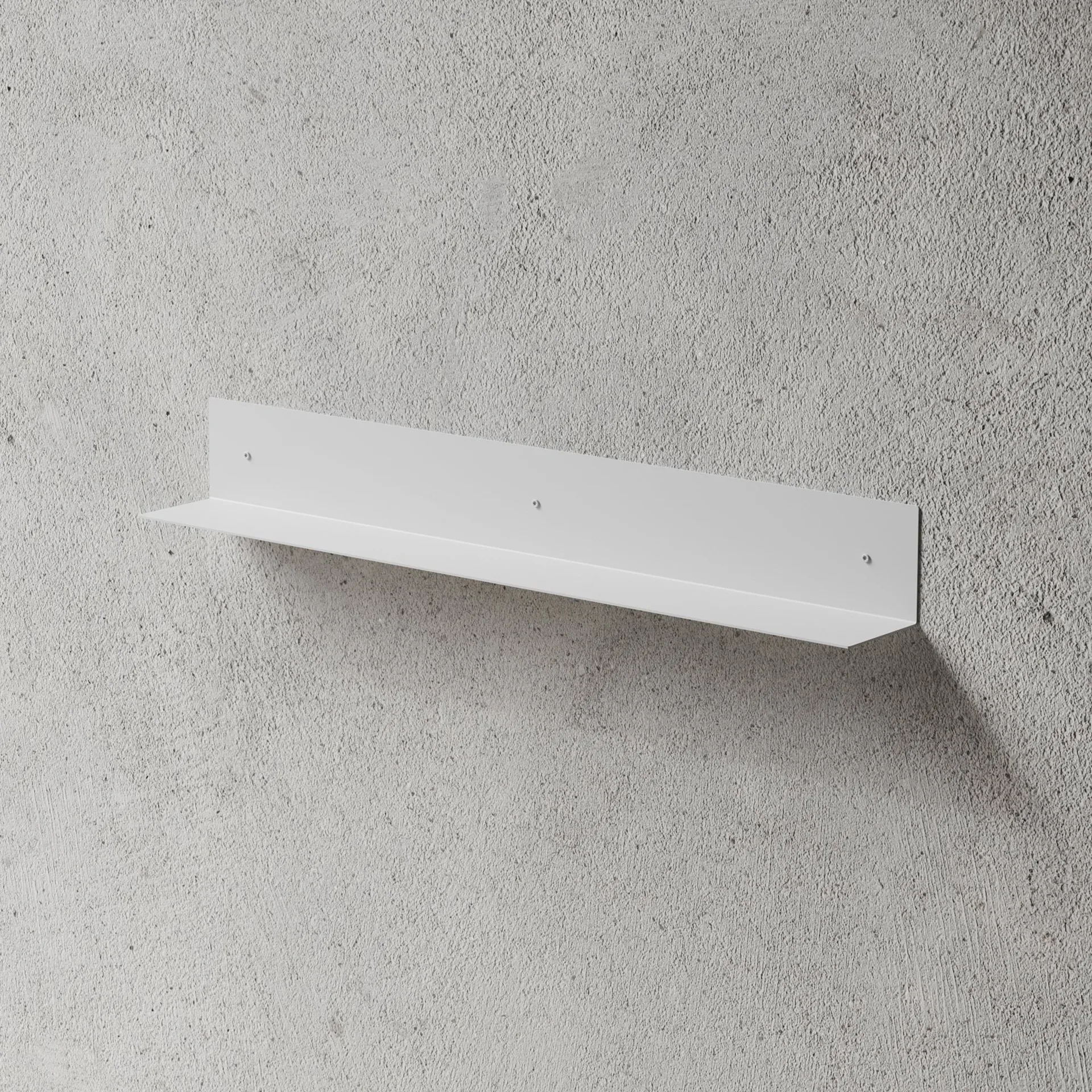 Nichba prateleira de casa de banho, Branco, 80 cm Nichba