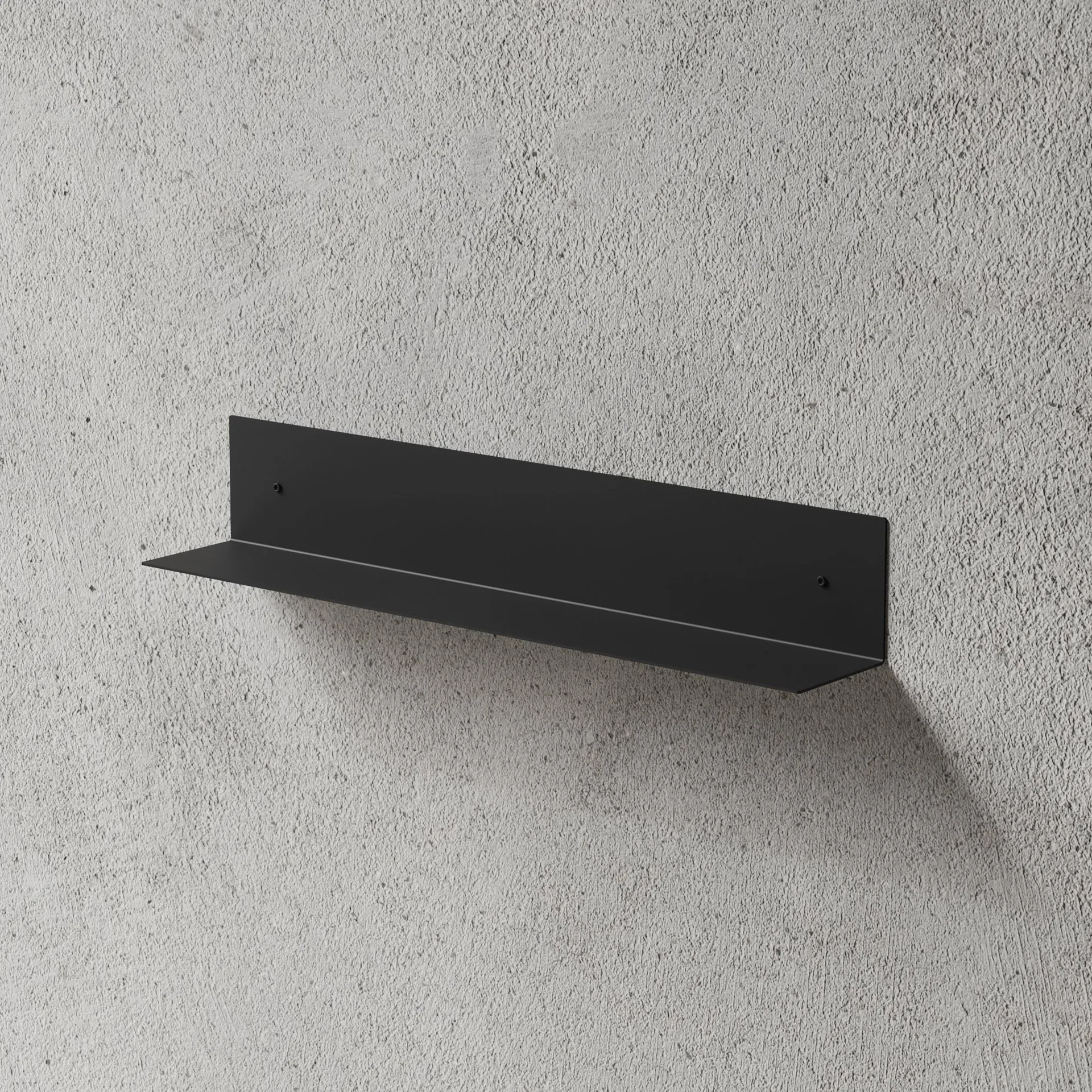 Nichba prateleira de casa de banho, Preto, 60 cm Nichba