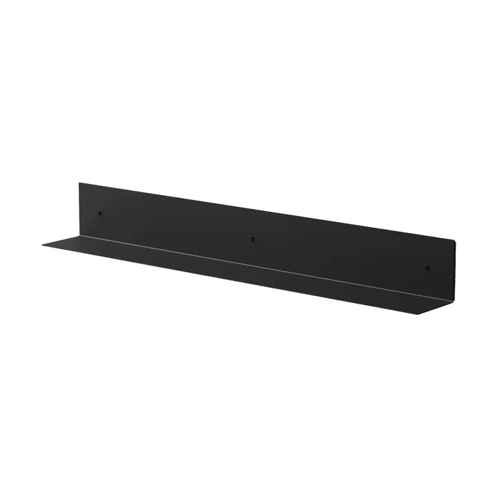 Nichba prateleira de casa de banho - Preto, 80 cm - Nichba