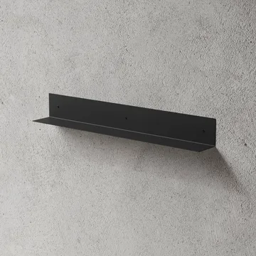 Nichba prateleira de casa de banho - Preto, 80 cm - Nichba