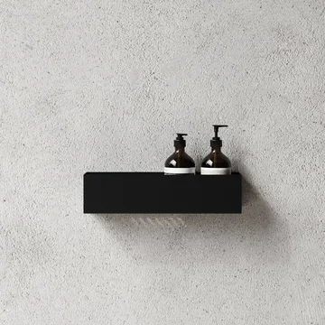 Nichba prateleira de duche - Preto, 40 cm - Nichba