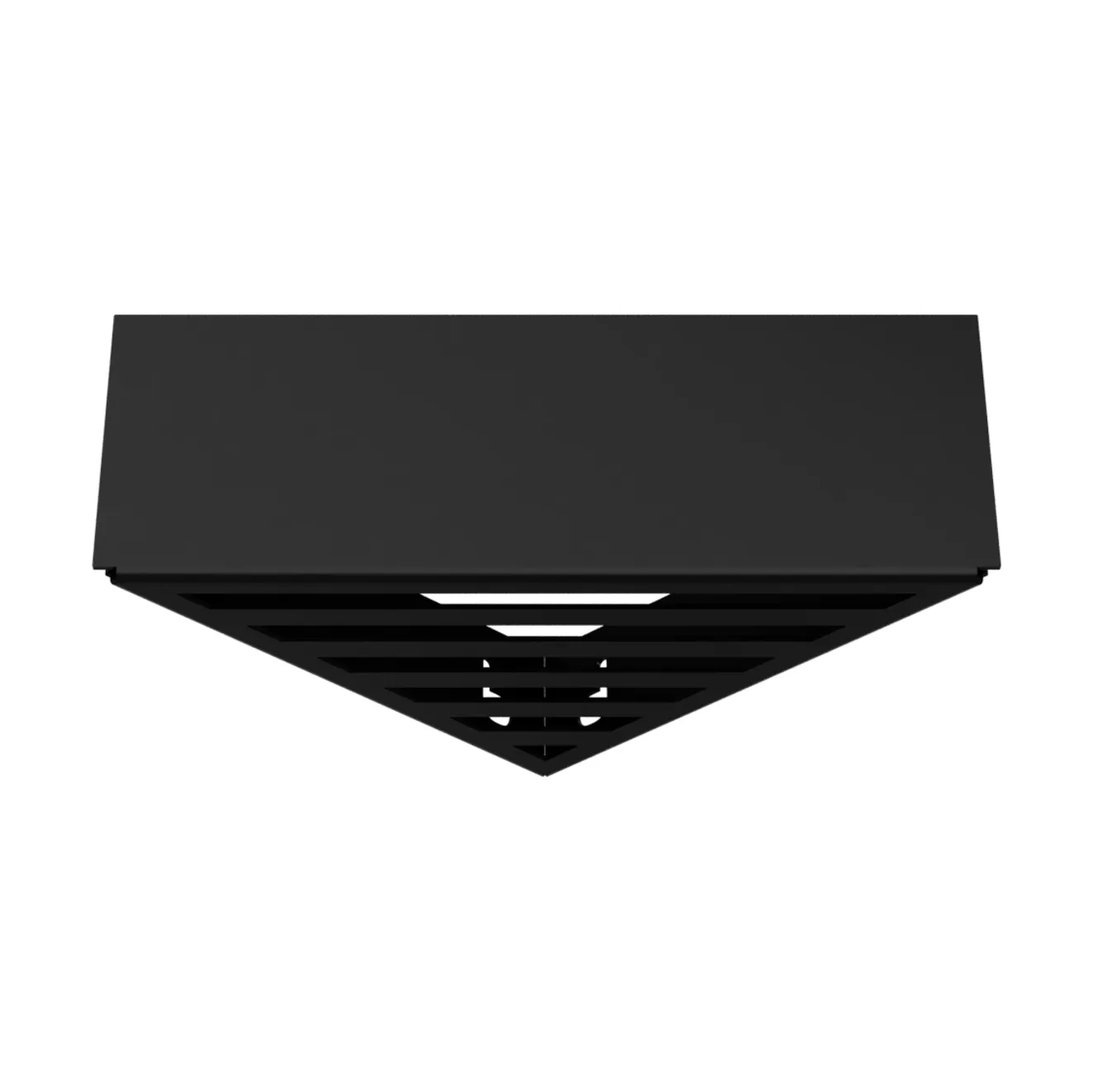 Nichba prateleira de duche, Preto, canto Nichba
