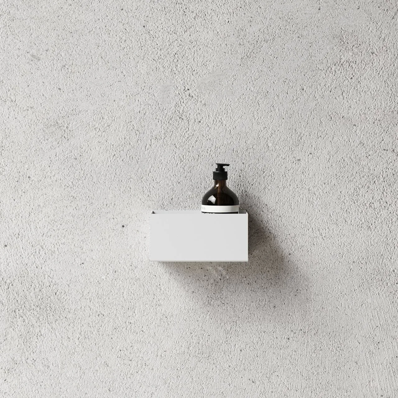 Nichba prateleira de duche, White, 20 cm Nichba