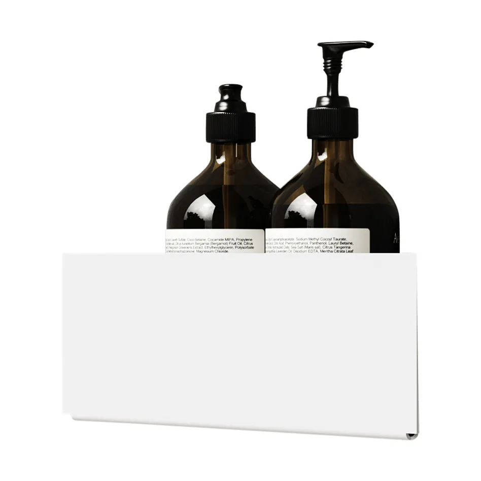 Nichba prateleira de duche, White, canto Nichba