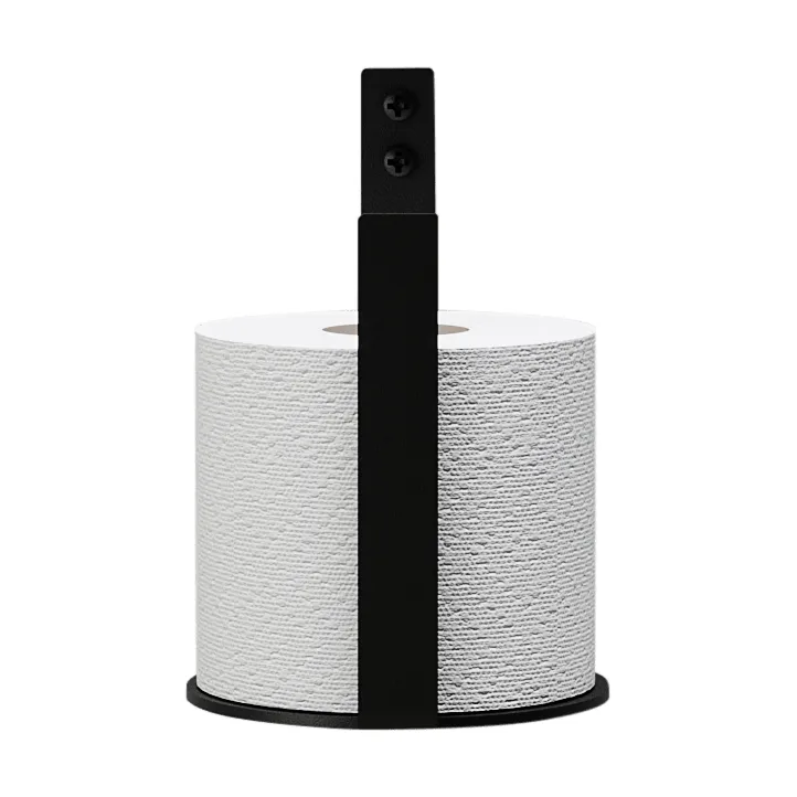 Nichba suporte para rolos de papel higiénico extra, Black Nichba