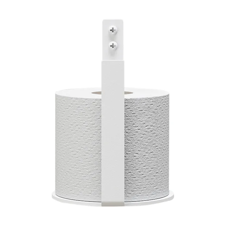 Nichba suporte para rolos de papel higiénico extra, Branco Nichba