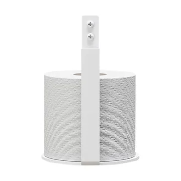 Nichba suporte para rolos de papel higiénico extra - Branco - Nichba