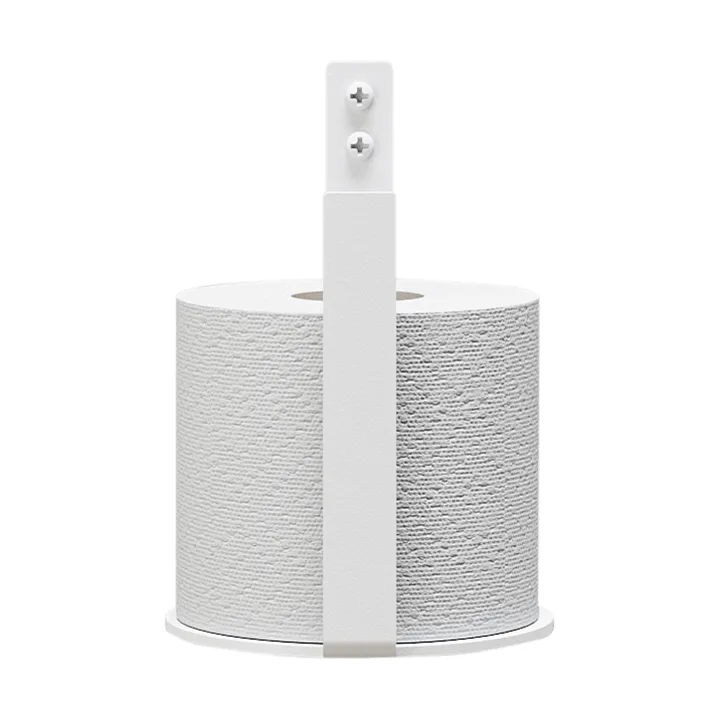 Nichba suporte para rolos de papel higiénico extra - Branco - Nichba