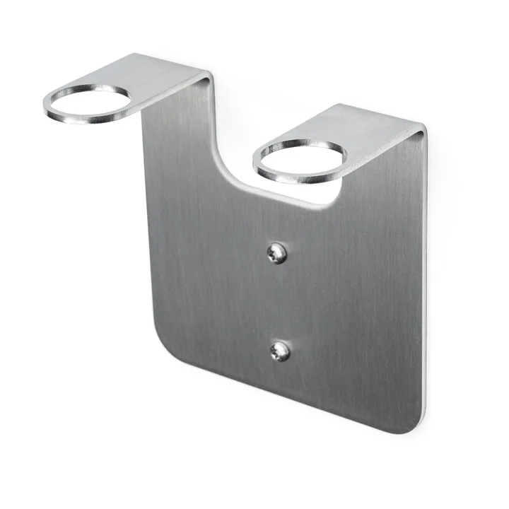 Nichba suporte para sabonete - Aço inox escovado, duplo - Nichba