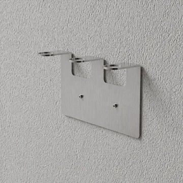 Nichba suporte para sabonete - Aço inoxidável escovado, triplo - Nichba