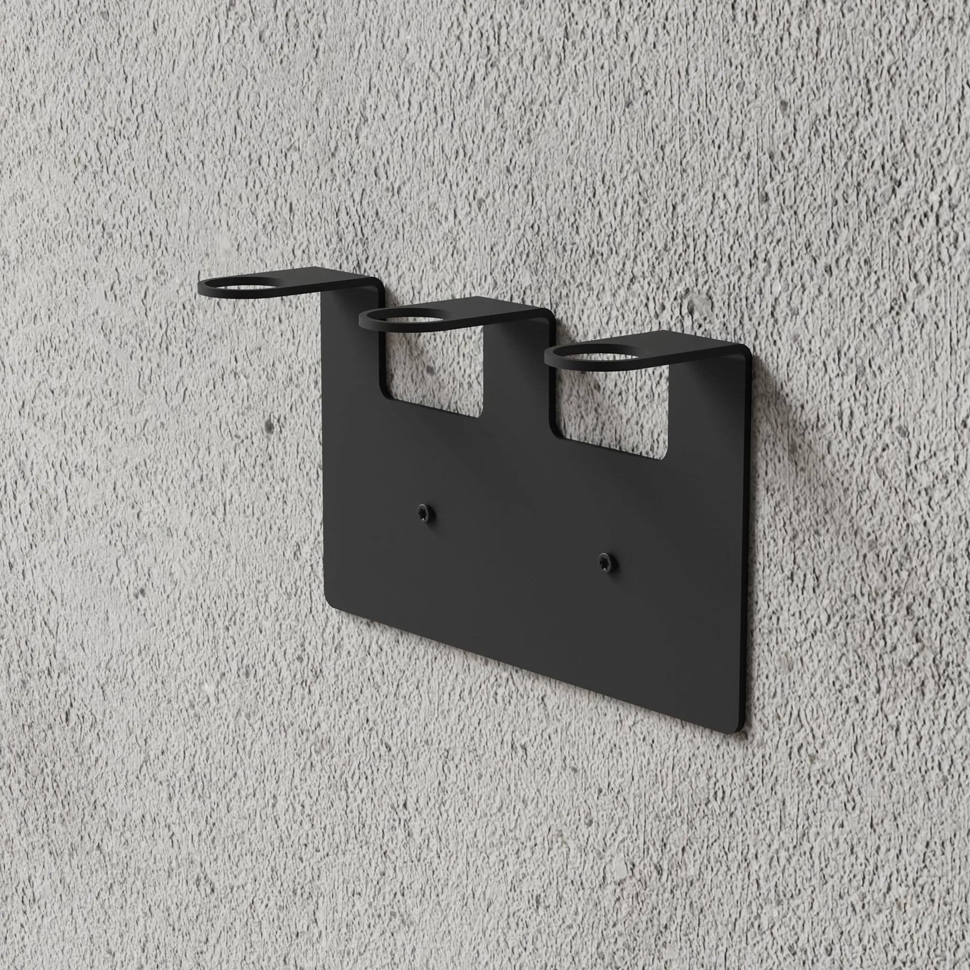 Nichba suporte para sabonete, Black, triple Nichba