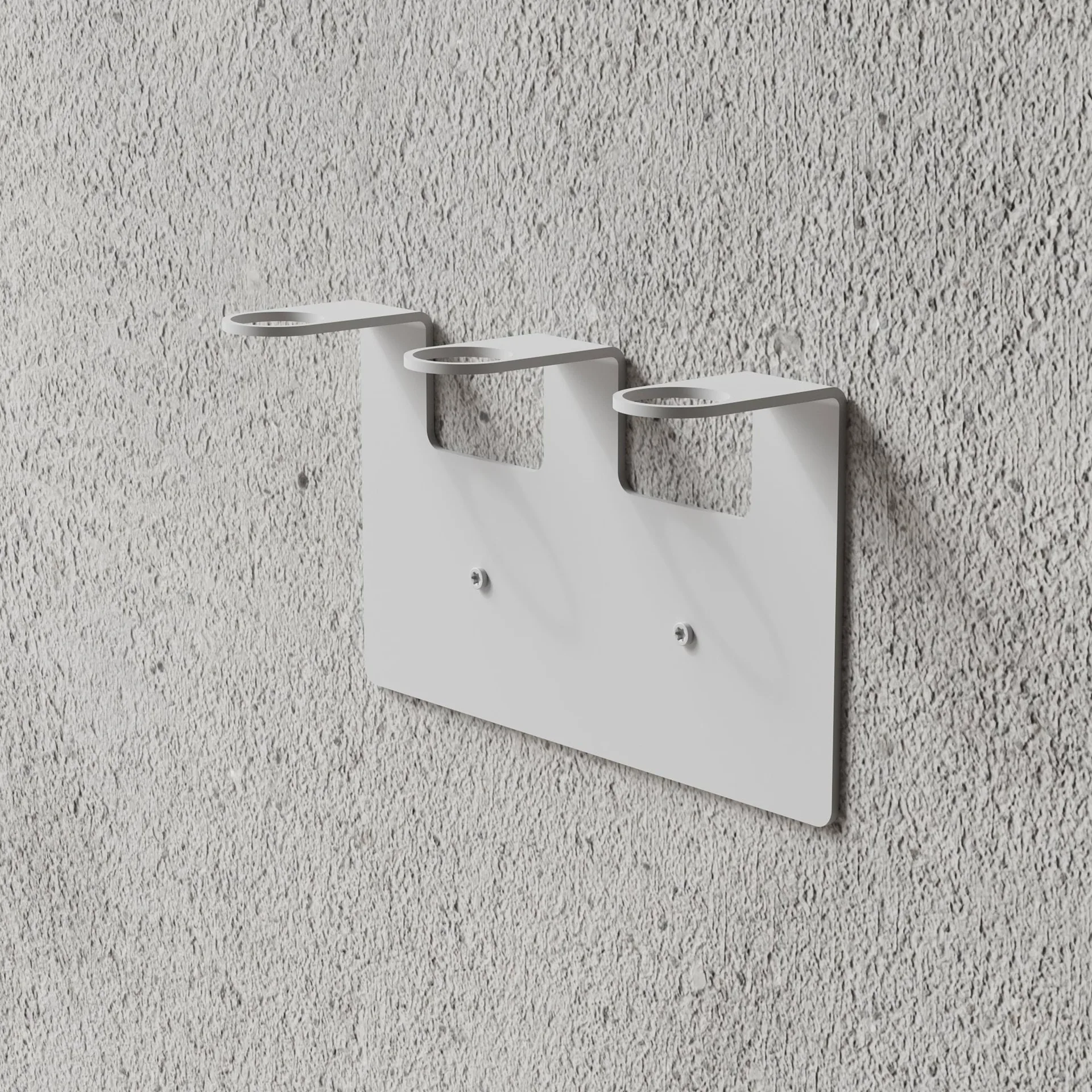 Nichba suporte para sabonete, Branco, triplo Nichba