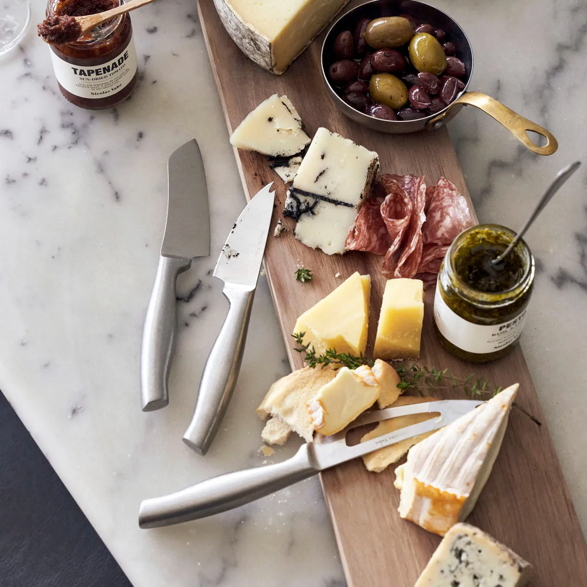 Conjunto 3 facas queijo Fromage , Aço inoxidável Nicolas Vahé