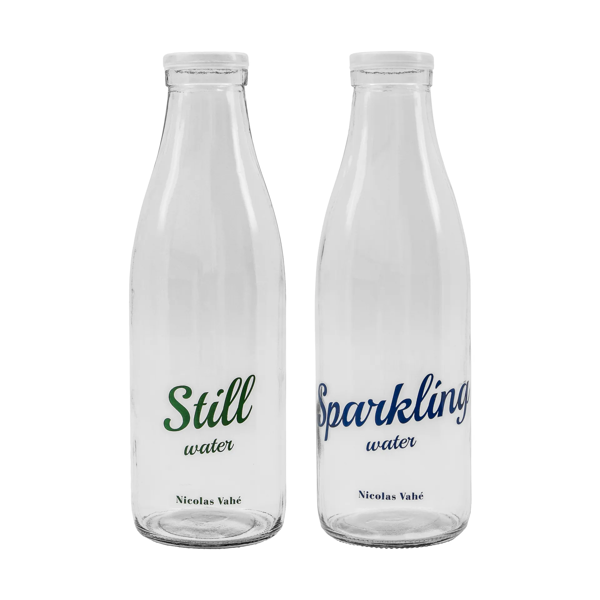 Garrafa com tampa 1 L, 2 peças, Sem/com gás Nicolas Vahé